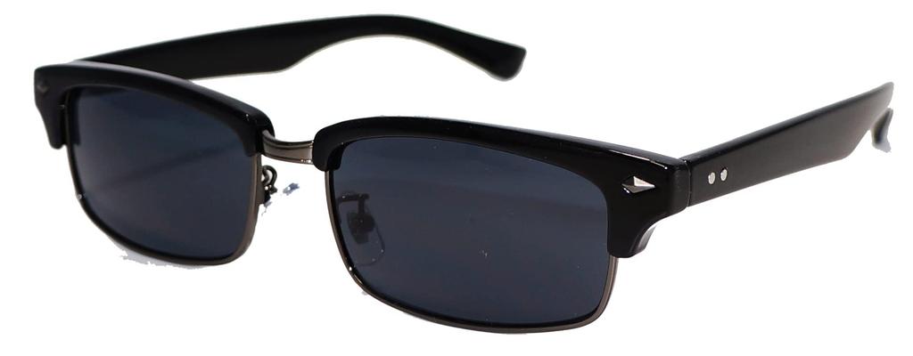 [CYPHUS] Cyphus Metal Frame Sunglasses, Men's & Women's, Unisex, Casual Fashion, UV Protection (BlackSmoke)