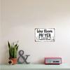 War Room Metal Sign Prayer Is The Most Powerful Weapon Sign Vintage Home Wall Decor for Kitchen Cafe Bar 8x12 Inch