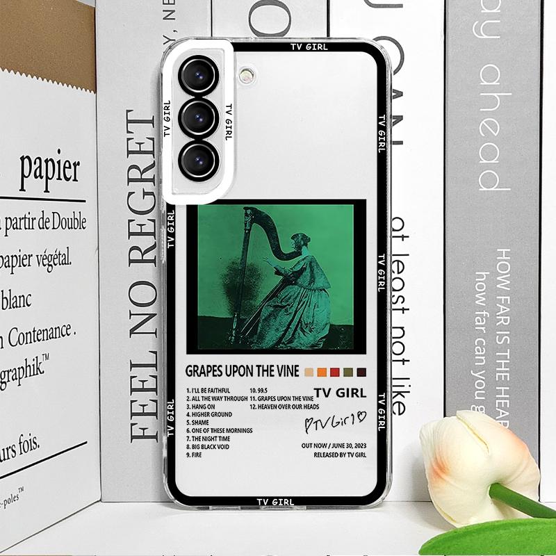 Fashion Singer TV Girl Music Albums Phone Case for Samsung Galaxy A14 4G A16 A55 A54 A36 A53 A13 5G A15 A25 A52 Clear Soft Cover