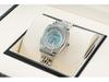 Gypsophila Steel Band Luxury Women's Quartz Watch with Diamond-Set Round Dial