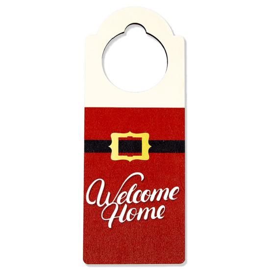 

Рождественская деревянная дверная ручка, чулок, декор, украшение, Санта-Клаус, снеговик, праздничная дверная ручка, вешалка, подвеска для вечеринки A