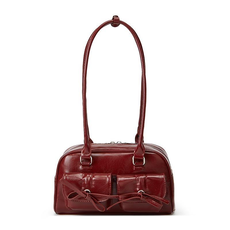 Niche High-end Shoulder Bag Multi-pocket Ballet Bow Autumn New Women's Bag Exquisite Fashion Messenger Bag