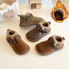 New Winter Fashion Children's Shoes for Girls, Korean Style Boots for Boys and Girls, Warm Short Boots, Thick Cotton Children's Shoes