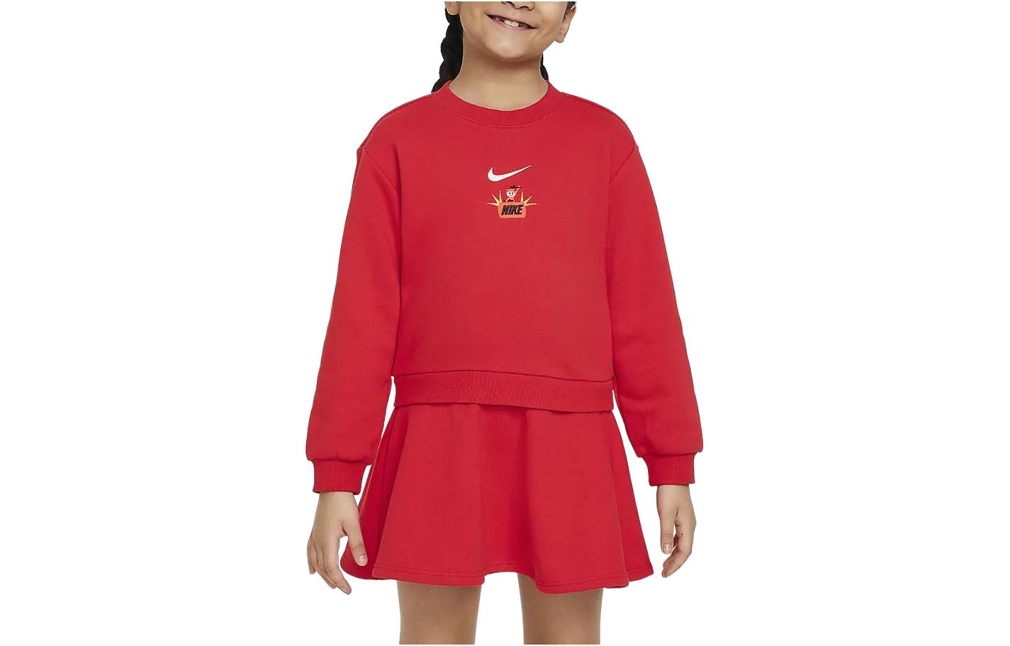Nike Kids Dresses Crew Neck Moderate Short HF7257-657 6