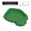 Stone Texture Reptile Feeder Bowl ABS Resin Feeding Bowl Dish New Water Dish Feeder  Pet Crawler