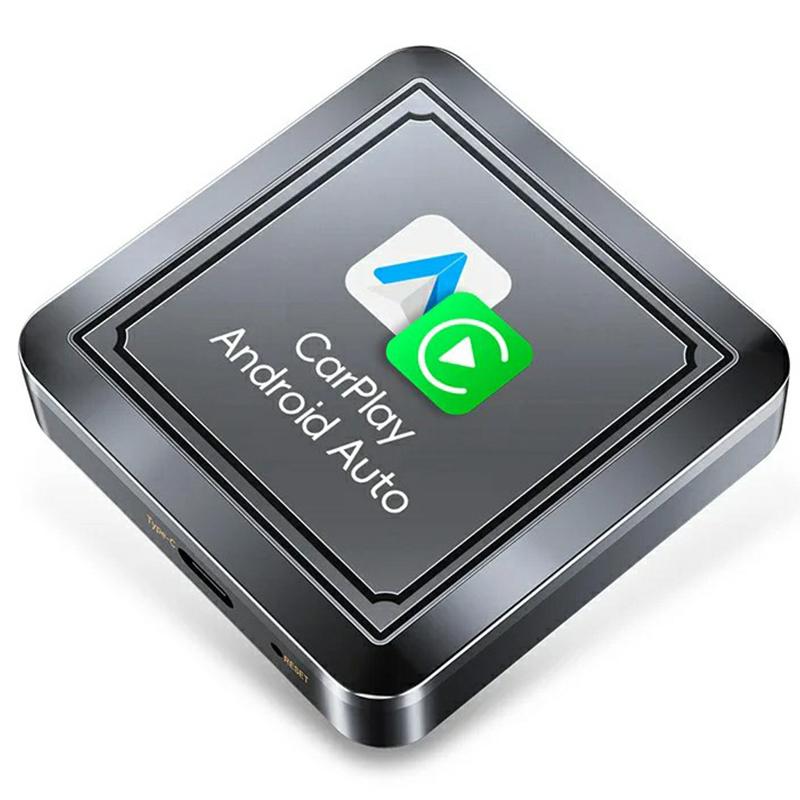 

Q1S 2-in-1 Wired to Wireless Carplay Android Auto Adapter Bluetooth-compatible 5.0 Smart Box Type A