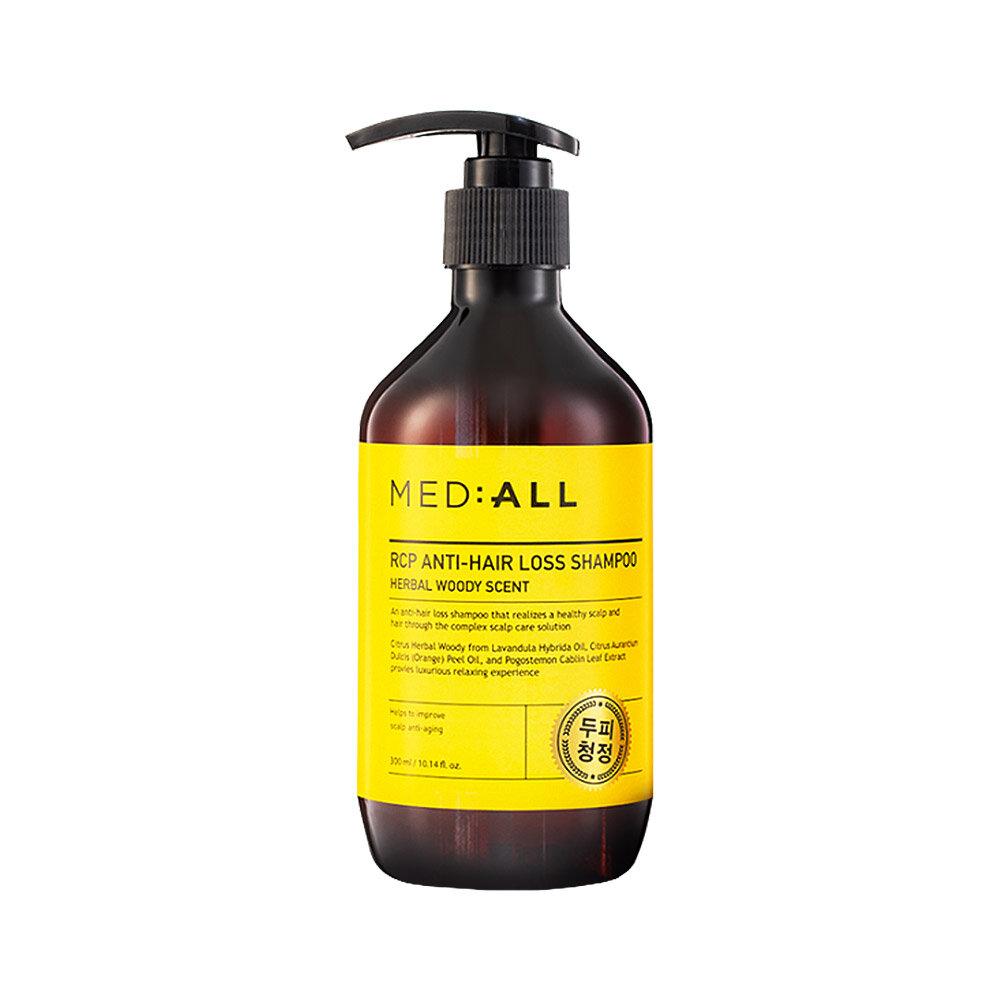 MED:ALL Scalp Cleansing Anti-Hair Loss Functional Shampoo Woody Scent 300ml