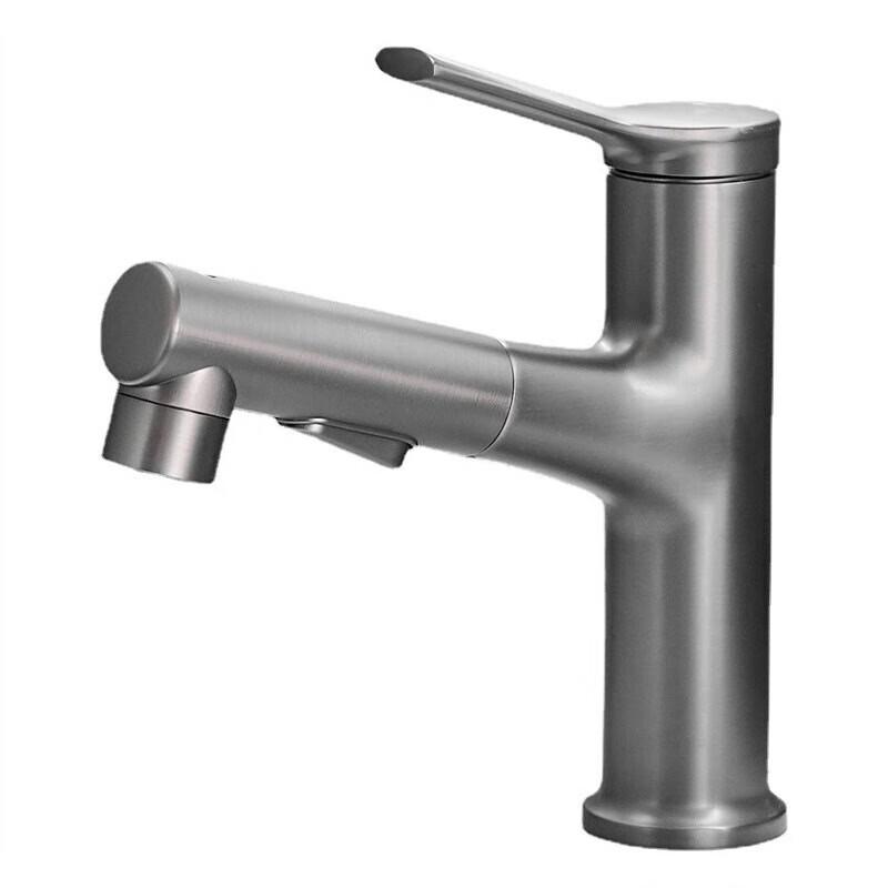 LiIong All-Copper Pull-Out Hot & Cold Basin Faucet