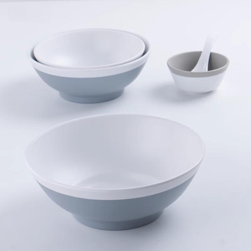 Melamin matt tiefe Nudelsuppenschale