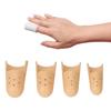 Finger Splint, 4 Sizes Breathable Plastic Thumb Splint Finger Protectors for Arthritis Sprains Strains