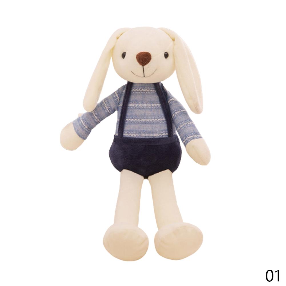 Urocze pluszowe zabawki dla dzieci w kształcie króliczka, w kolorze cukierkowym, wypchane lalki, prezenty dla dzieci