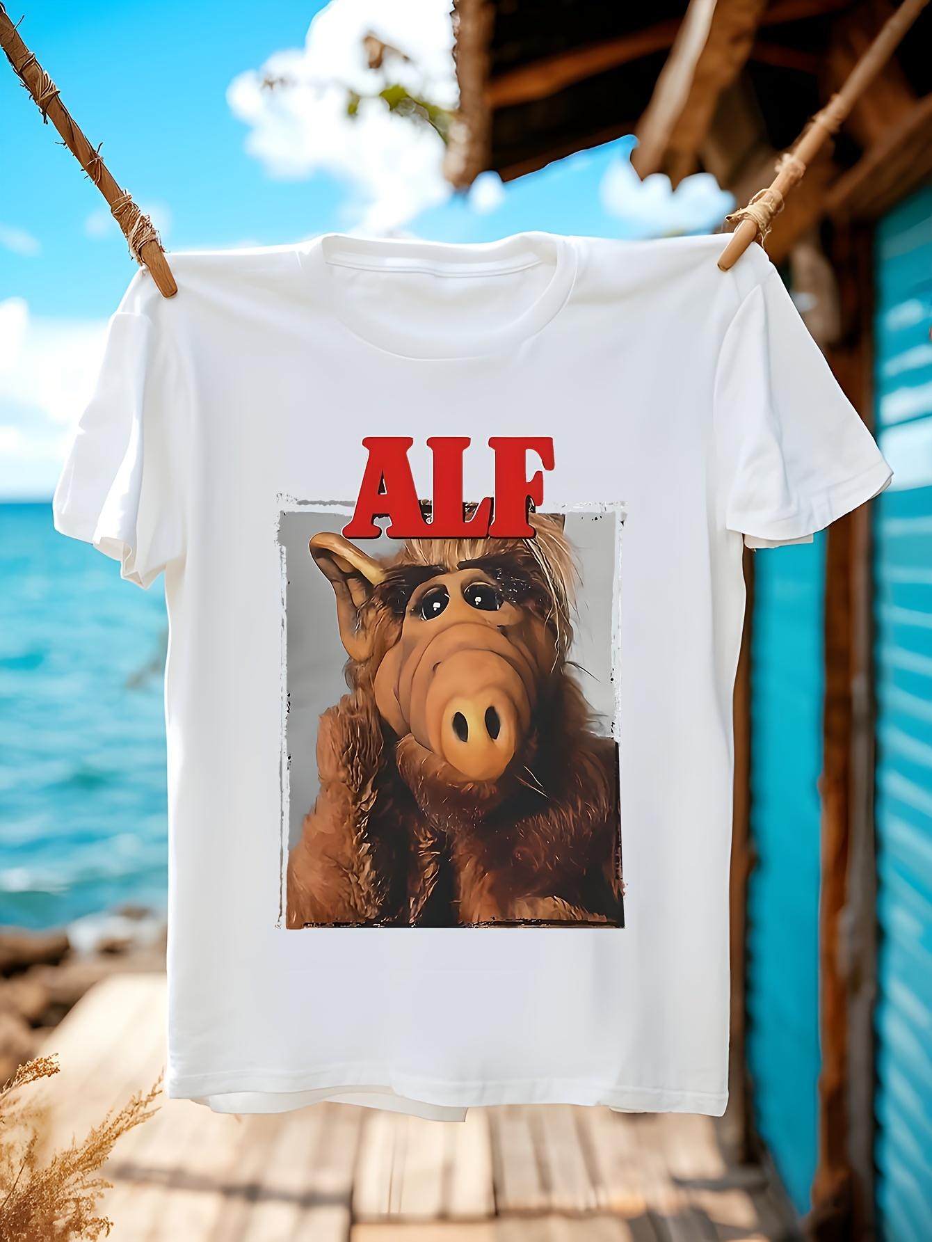 ALF The Animated Series Vintage Tshirt Vintage TV Show Ts... S