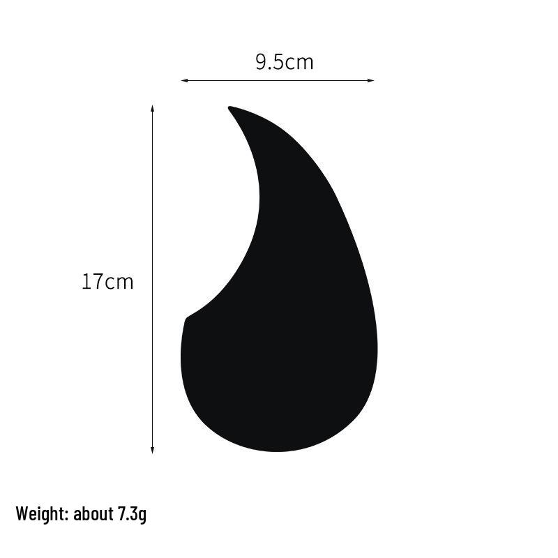 Gitaar slagplaat voor 38", 40", 41" – Gekleurde Onregelmatige Vorm, Geschilderd Stickerbord Accessoire