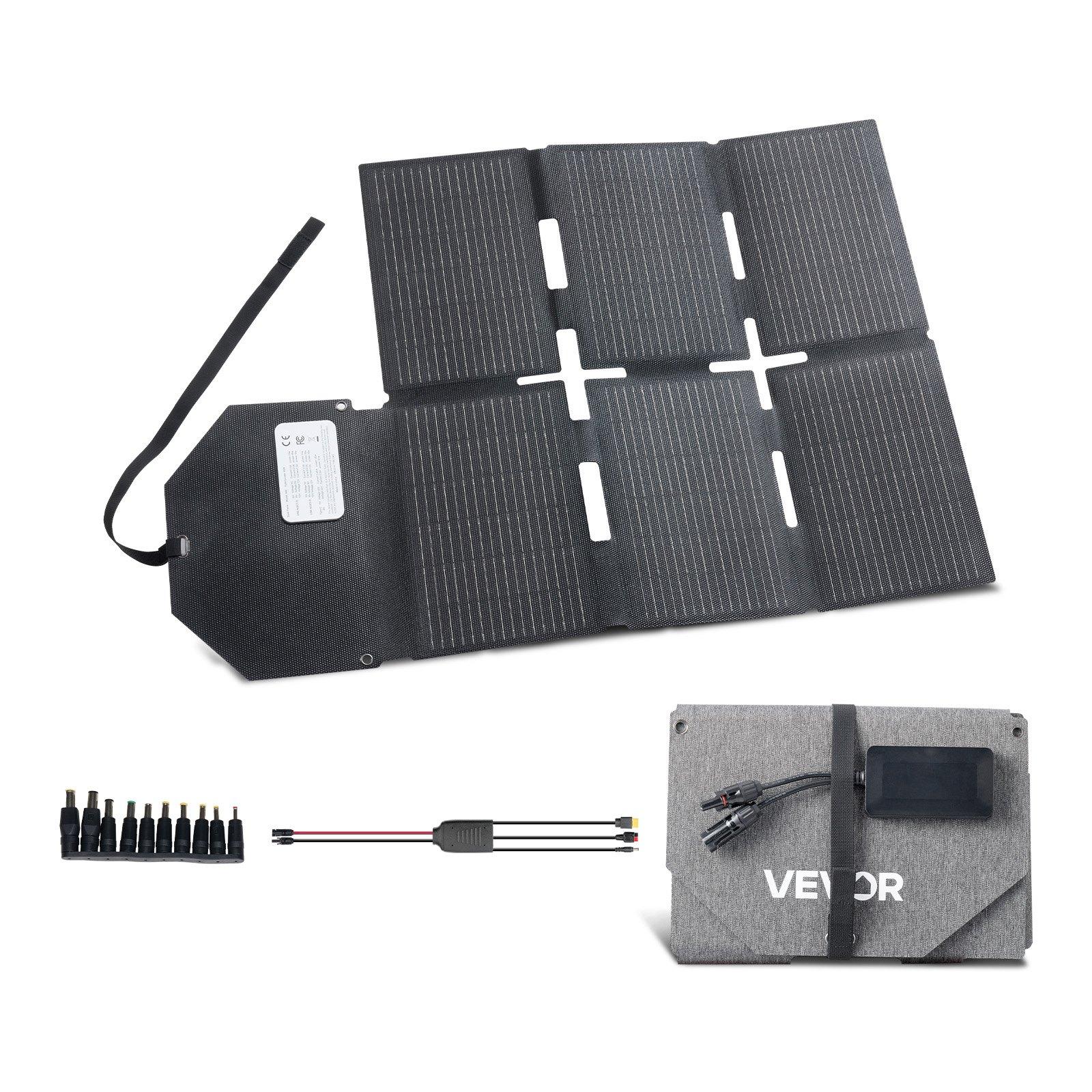 VEVOR 60W Foldable Solar Panel Charger