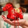 Dragon & Phoenix Dance Pendant: Mini Pony Plush Keychain New Year Mascot