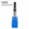 Solid Carbide End Mill with 4 Teeth Design for Exceptional Cutting Efficiency