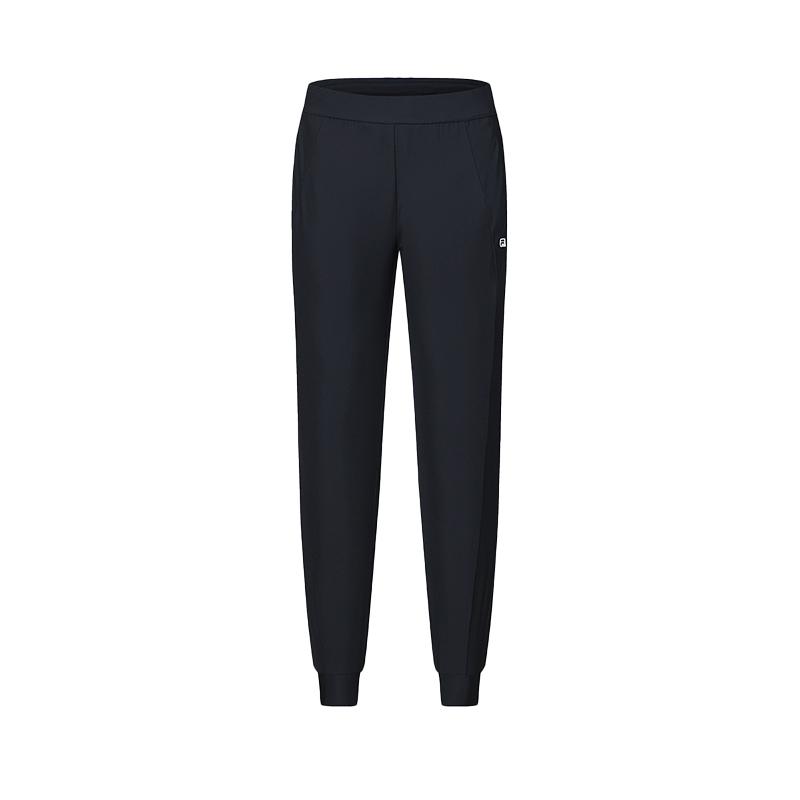 New FILA Knitted Sweatpants Women's Black A11W421604FBK