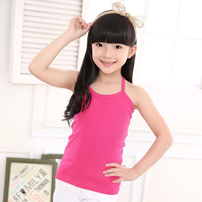 Camiseta de Tirantes de Algodón para Niños: Capa Base de Verano para Niños y Niñas