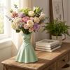 3D Printed Princess Dress shape Vase Romantic Desktop Ornament Flower Ware  Coffee Table