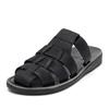 Jerusalem Sandals 1063N Michael Slide-Black Nubuck