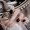 Simple Short Removable Black Cool Chain For Women Wearing Fake Nails Fashionable