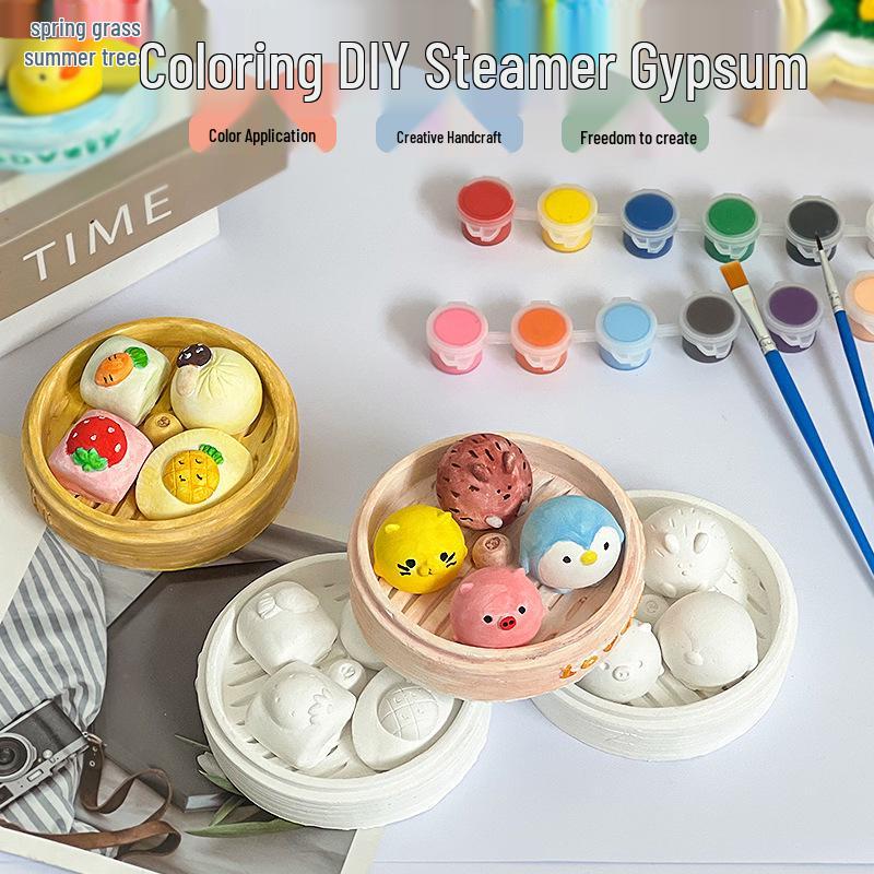 Mini Plaster Doll DIY Coloring Kit – Handmade Creative Toy & Gift Ornament