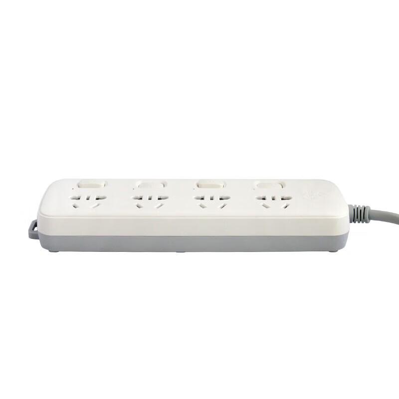 BULL 4-Outlet Power Strip with Individual Switches