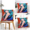 Urusei Yatsura Anime Pillow Cover Soft Pillow Case Cushion Cover Novelty Graphic Pillowcases For Sofa Bedroom Home Decor