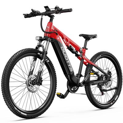 Electric Bicycle Adult DUOTTS 27.5" 250W Motor City Ebike 48V 13.5AH Max Range 90Km 14 Speed Load 150Kg E29