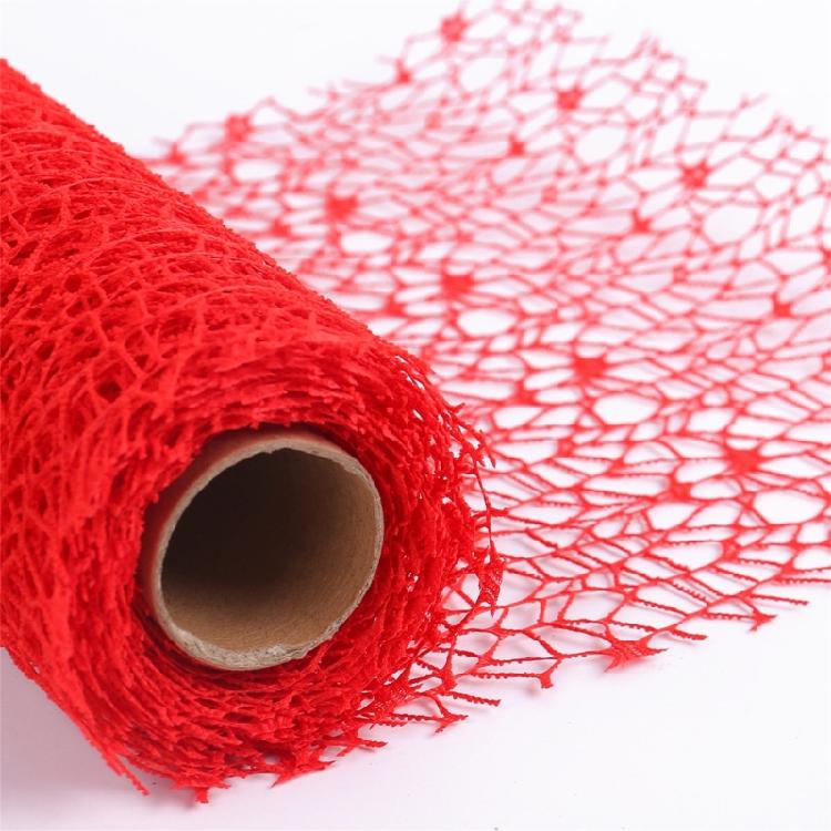 Flower Wrapping Mesh Paper Iregular Hollow Net Wrapper Flower Bouquet Paper for Home And Party Decors Wreath Making