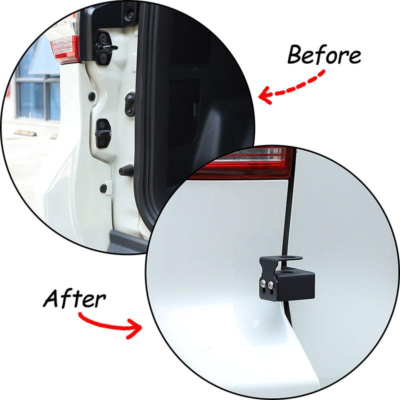 For Toyota Land Cruiser Prado FJ150 150 2010-2026 Aluminum alloy Car Rear Door Radio Antenna Bracket Base Car Accessories