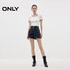 ONLY Women's Color-Block Sleeveless U-Neck Slim Fit Top