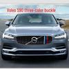 Volvo 90 Front Fog Light Decorative Strips - Bright Style Bumper Lip Corner Accessory for Car