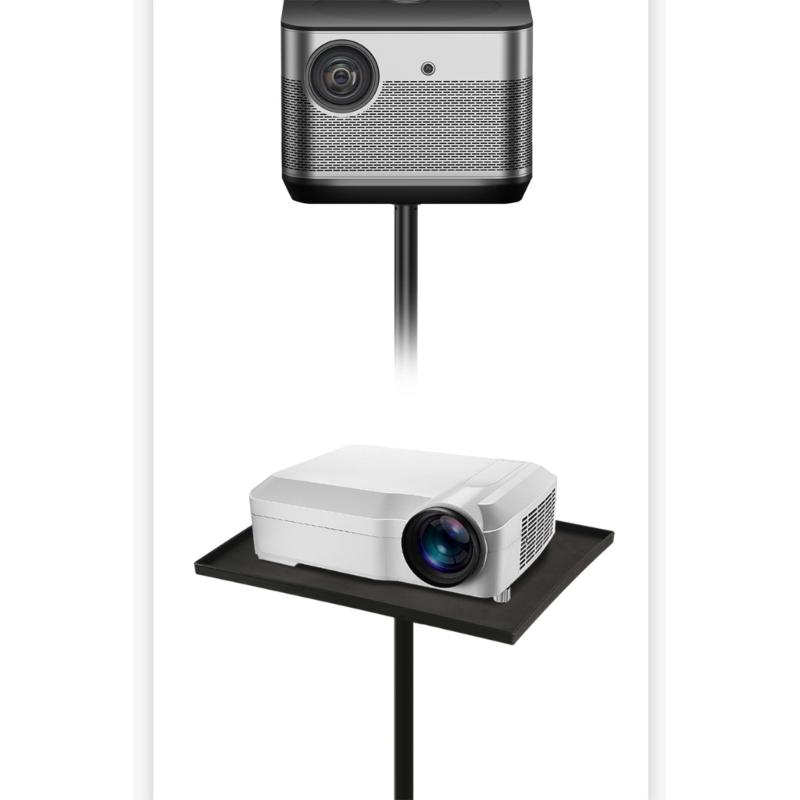 Universals Projector Tripod Tray Adjustable Sound Card Bracket Projector Floor Stand Folding Mount for Projector, Camera