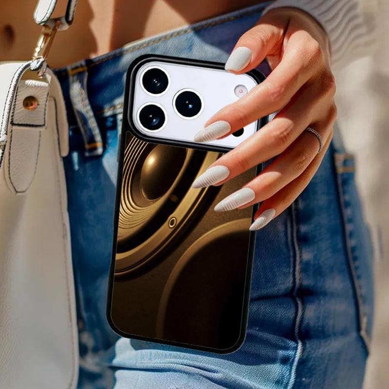 

Massive Music Speakers soft Phone Case For iPhone 17 Air 14 15 13 12 Max Cover For Apple 16e 11 Pro Max Plus Coque iPhone 16pro
