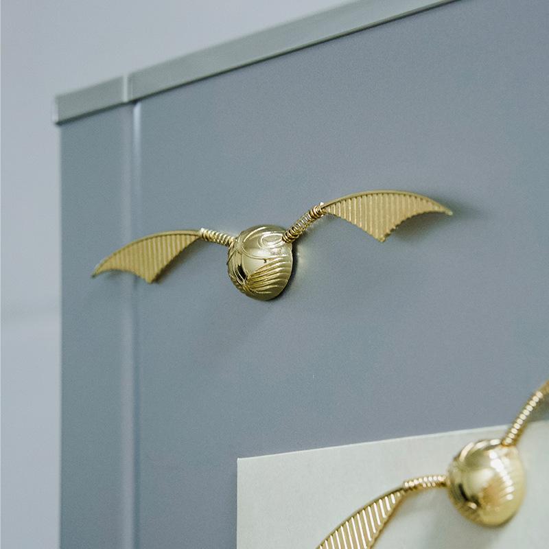Official Harry Potter Golden Snitch Quidditch 3D Magnet Sticker