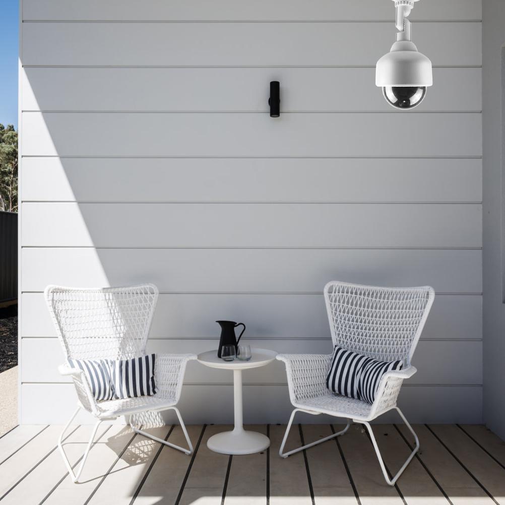 Dummy Security Camera Battery Operated Fake Camera Waterproof Rotatable Fake Security Camera