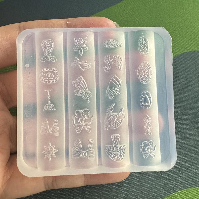 Clear Silicone Resin Molds With Cute Ocean Creature Patterns For Diy Jewelry Nail Art Craft Projects