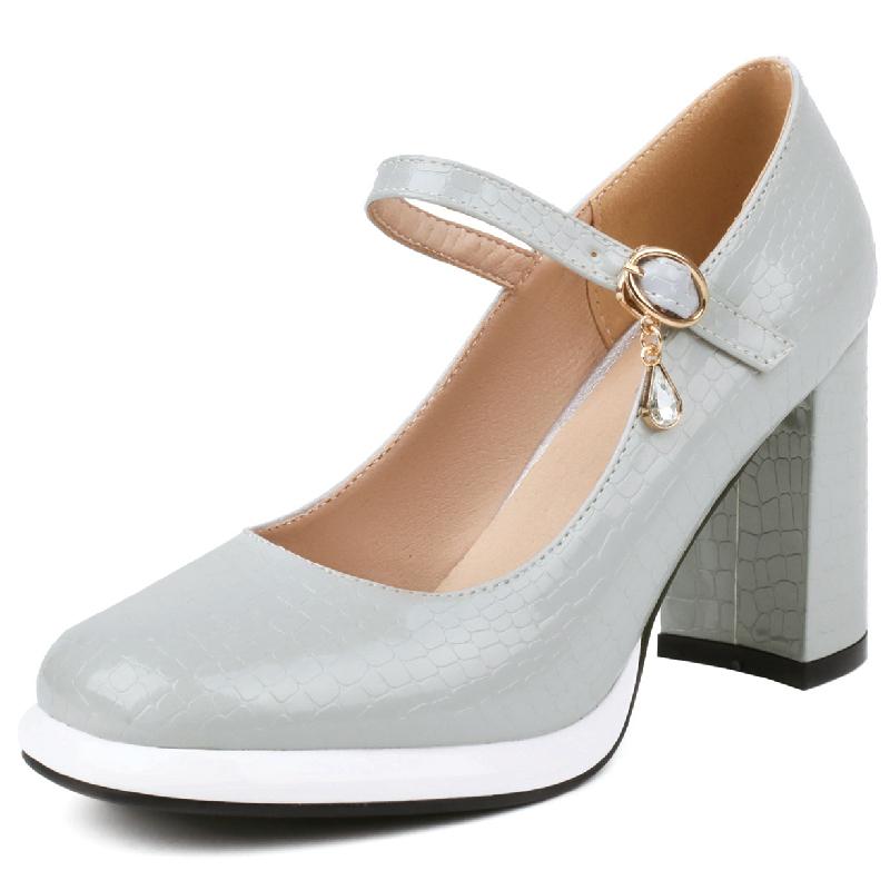 High Heels Pumps Shoes Woman Elegant 2025 Ankle Straps Black Red Nude Gray Women's Heeled Office Party Wedding Shoes Ladies