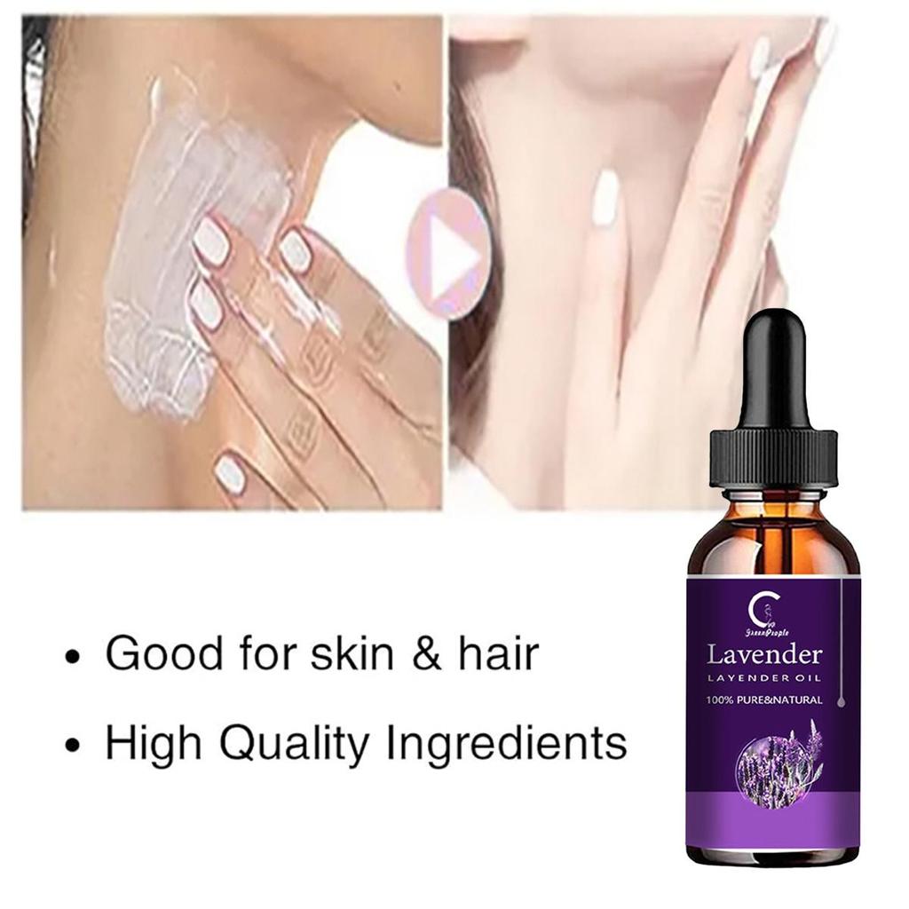 Lavender Lalinde Oil 100% Pure Natural Soothing Skin Moisturizing Essence Oil Nourishing, Calming and Comfortable Sleep Essence