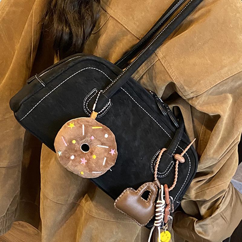 Retro Simple Fashion Baguette Bag Autumn New Pillow Bag Underarm Bag Women's Fashionable Casual Shoulder Bag