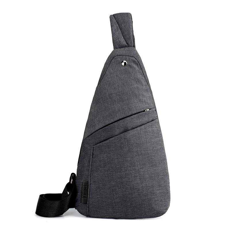 Men's Chest Bag, New Minimalist Business Commuting Crossbody Bag, Lightweight and Large Capacity Waterproof Shoulder Bag
