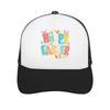 Pastel Glitter Spring Bunny Greeting Mesh Baseball Cap Casual Hat Outdoor  For Womens Unisex FeUnisex