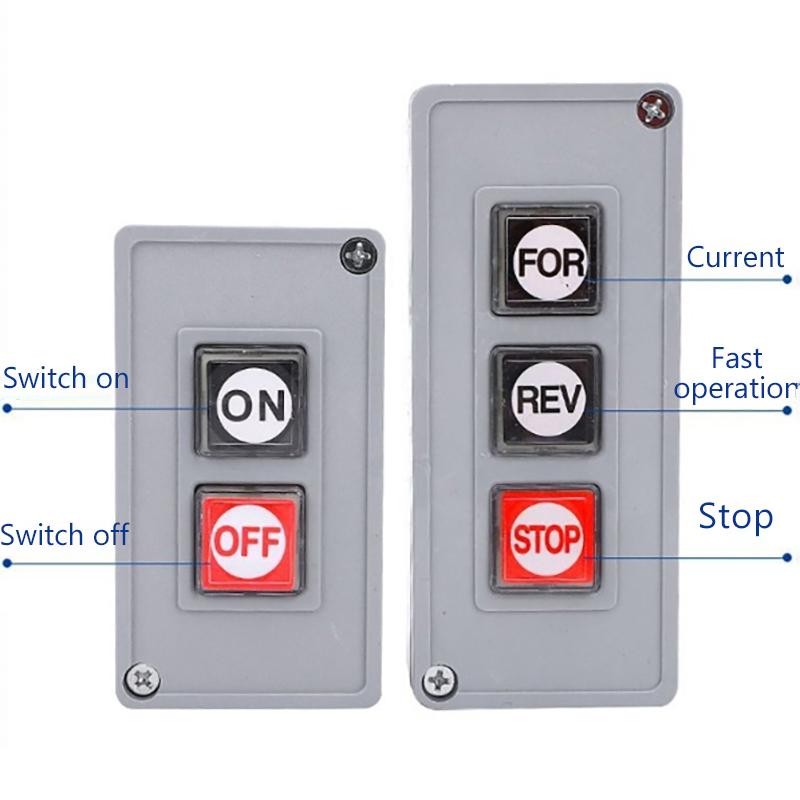 TPB-2/3 Start Stop Button Switch Box 2-position TPB-2/3 Switch Control Motor Button Box