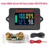 Pro High Precision Color RV Coulomb Meter 8-100V Voltage 50-500A Current Battery Charging and Discharging Monitor Indicator