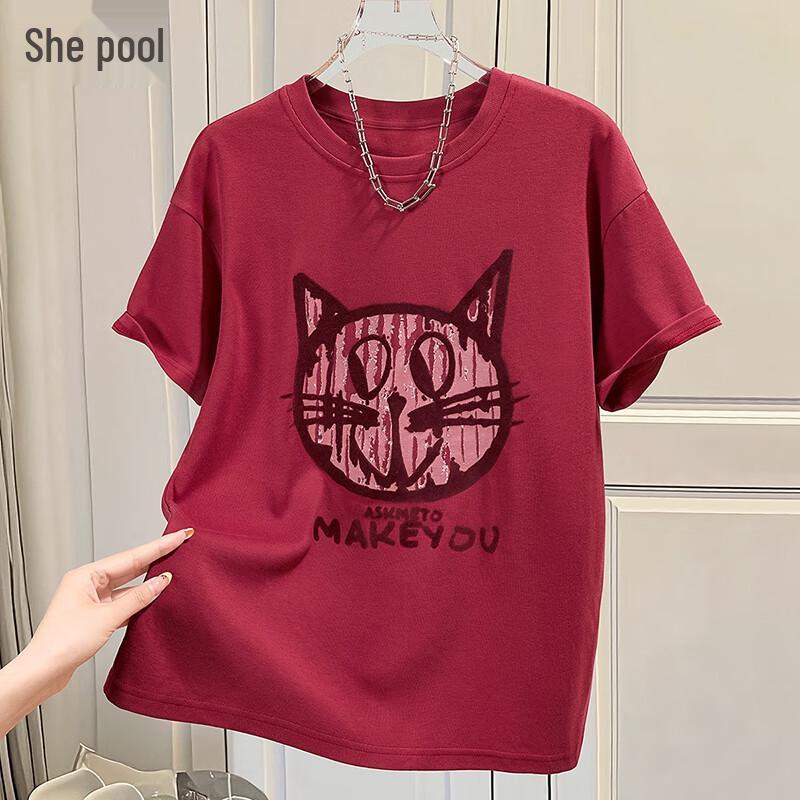 Tachi Women s Color-Block Loose T-Shirt M