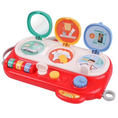 Busy Board Activity Board Bambini, Sviluppo motorio fine Prescolare Giocattolo educativo Portatile Esplorazione Regalo per 18+ Mesi
