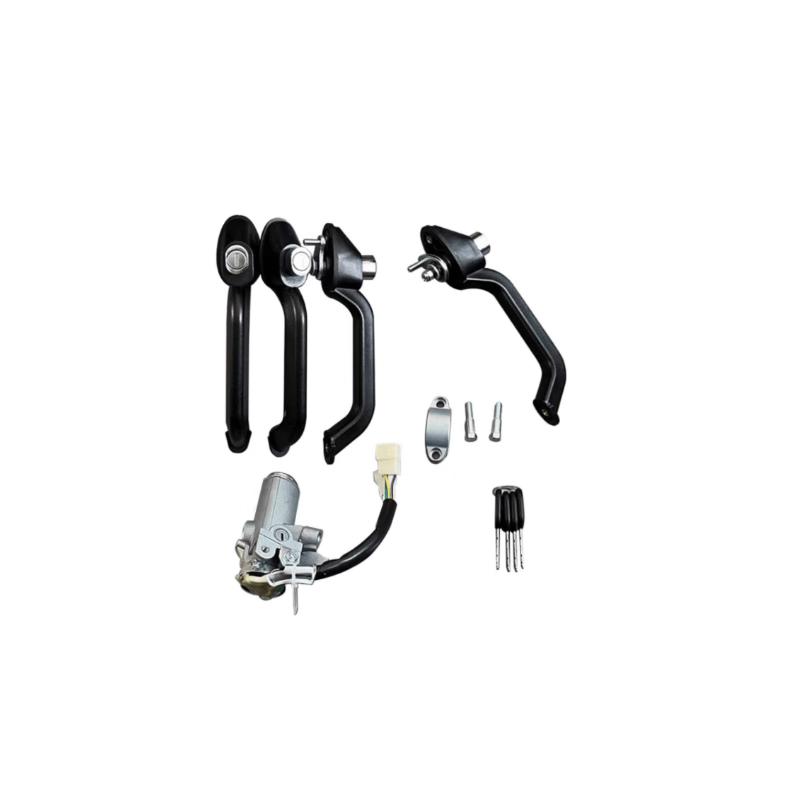 Original Ignition Switch & 4-Door Lock Set for Shaanqi SX2255 Fire Truck