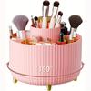 360° Rotating Makeup Brush Holder Cosmetic Brush Holder Large Capacity Lipstick Makeup Brush Pen Eyebrow Pen Jewelry Container