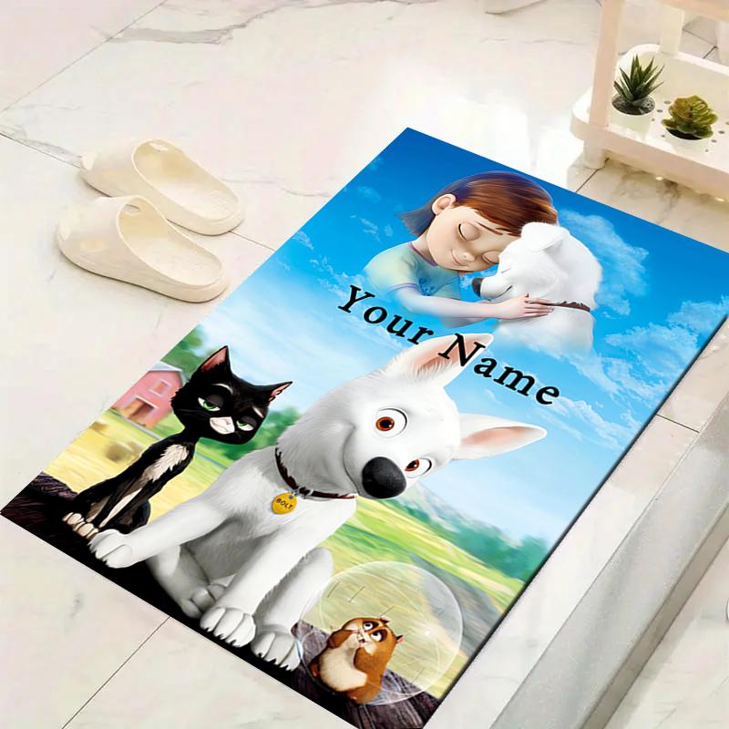 Custom 1Pc Bolt'S Big Adventure Rug Office Carpet Indoor Outdoor Entrance Doormat Nonslip Soft And Comfortable Living Room D9167